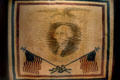 Union For Ever printed scarf with Washington's image from Civil War at Gettysburg NPS Museum. Gettysburg, PA.