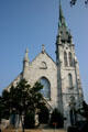 Grace United Methodist Church served as the state legislature building after fire burned the first capitol building in 1897. Harrisburg, PA.