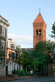 Streetscape along N. Duke St. to St. James Episcopal Church. Lancaster, PA.
