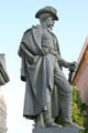 Union cavalry officer on Lancaster Civil War Monument. Lancaster, PA.