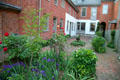 Courtyard entrance to painter Charles Demuth house museum who lived here 1889-1935. Lancaster, PA.