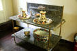 Wash stand with pitchers & basins at Wheatland. Lancaster, PA.