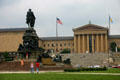 Philadelphia Museum of Art & Washington Equestrian Monument. Philadelphia, PA.