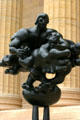 Modern statue at entrance to Philadelphia Museum of Art. Philadelphia, PA.