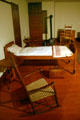 Various Shaker furniture from sister's room of New Lebanon, NY, at Philadelphia Museum of Art. Philadelphia, PA.