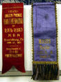 Labor union ribbons at Steamtown. Scranton, PA.