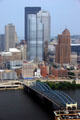 Pittsburgh's tallest buildings along Grant Street. Pittsburgh, PA.