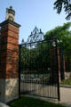 Gate at Frick Mansion. Pittsburgh, PA.