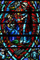 Stained glass Florence Nightingale in Heinz Chapel. Pittsburgh, PA.