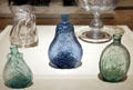 Colored glass flasks by Bakewell, Page, & Bakewell of Pittsburgh, PA at Carnegie Museum of Art. Pittsburgh, PA.