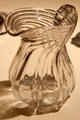 Glass pitcher prob. from Pittsburgh, PA at Carnegie Museum of Art. Pittsburgh, PA.