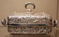 Silver vegetable dish by Dominick & Haff of New York City at Carnegie Museum of Art. Pittsburgh, PA.