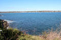 Coastline seen from Cliff Walk. Newport, RI.