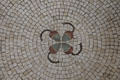 Mosaic floor detail in Billiard Room at The Breakers. Newport, RI.