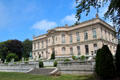 Rear garden facade of The Elms built for coal baron Edward Julius Berwind. Newport, RI