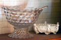 Glass punch bowl at The Elms. Newport, RI.