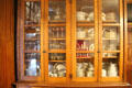 China cabinet at Marble House. Newport, RI.
