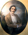 Portrait of Walter Langdon in Marble Hall at Chateau-sur-Mer. Newport, RI.