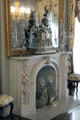 Ballroom fireplace at Chateau-sur-Mer. Newport, RI.