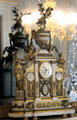 French mantle clock in Ballroom at Chateau-sur-Mer. Newport, RI.