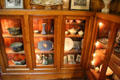Collection of Wedgwood ceramics at Chateau-sur-Mer. Newport, RI.