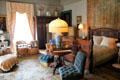 Bedroom with tapestry at Chateau-sur-Mer. Newport, RI.