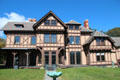 Stick facade & roof of Griswald House home of America's oldest continuous Art Museum. Newport, RI.