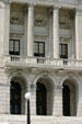 Entry facade of Rhode Island State House. Providence, RI.