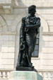 Statue of Mathew Perry on grounds of Rhode Island State House. Providence, RI.