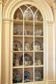 Collection of Chinese export porcelain at RISD Museum. Providence, RI.