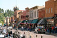 Italianate-style streetscape along Main Street. Deadwood, SD.
