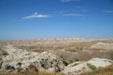 Vista of Badlands National Park. SD.