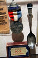 Political promotion objects at South Dakota State Historical Society Museum. Pierre, SD.