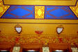Ceiling graphics of Old Courthouse Museum. Sioux Falls, SD.