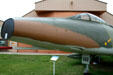 Nose of North American F-100A Super Sabre at South Dakota Air & Space Museum. SD.