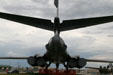 Tail of Rockwell B-1B Lancer at South Dakota Air & Space Museum. SD.