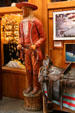 Wild Bill Hickock statue in Wall Drug Store. Wall, SD.
