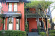 Louis Bergstrom house in King William district. San Antonio, TX.