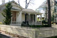 Alfred Giles twin house in King William district. San Antonio, TX.