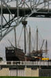 replica of Christopher Columbus ship at Museum of Science & History. Corpus Christi, TX.