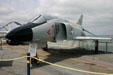 McDonnell F-4A Phantom II jet fighter bomber on USS Lexington. Corpus Christi, TX.