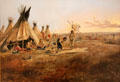 Silk Robe painting by Charles Marion Russell at Amon Carter Museum of American Art. Fort Worth, TX.