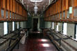 Interior of Rail Road Post Office car where mail was sorted in transit at Railroad Museum. Galveston, TX.