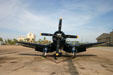 Vought F4U-5N Corsair prop fighter at Lone Star Flight Museum. Galveston, TX.