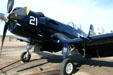 Vought F4U-5N Corsair nose at Lone Star Flight Museum. Galveston, TX.