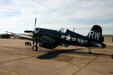 Vought F4U-5N Corsair side profile at Lone Star Flight Museum. Galveston, TX.