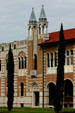 Rice University Hertzstein Hall towers. Houston, TX.
