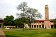 Rice University Engineering buildings with tower. Houston, TX.