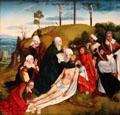 Lamentation painting attrib. Quinten Metsys of Netherlands at Museum of Fine Arts, Houston. Houston, TX.