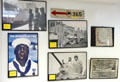 Images of black American troops at Buffalo Soldiers National Museum. Houston, TX.